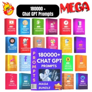 180000+ ChatGPT Prompts Bundle