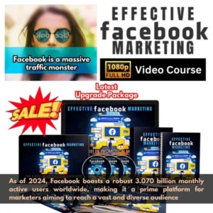 Master Effective Facebook Marketing with our powerful, results-driven Video Course today!
